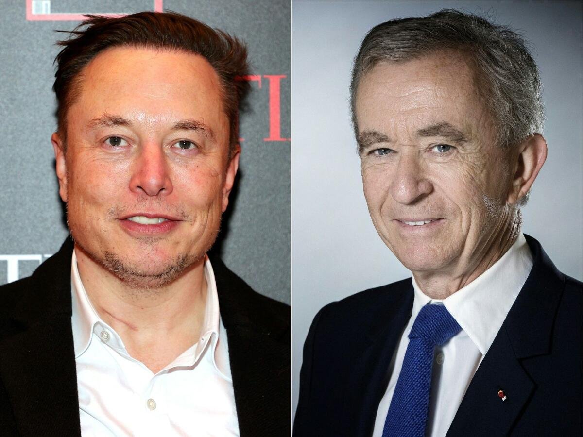 bernard arnault: Elon Musk, Bernard Arnault - among world's richest - lunch  in Paris & pics go viral on Twitter - The Economic Times